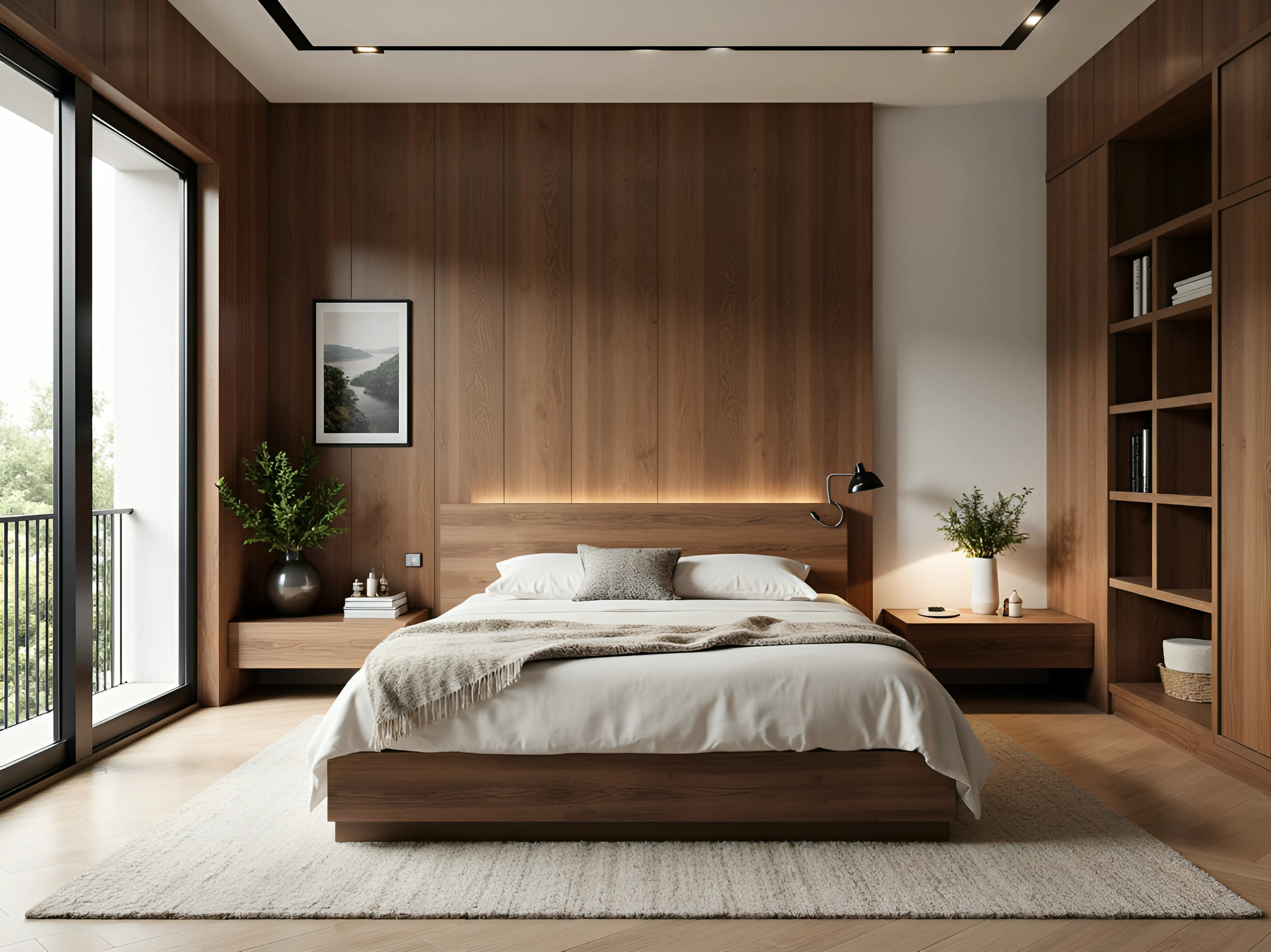 Bedroom wood design