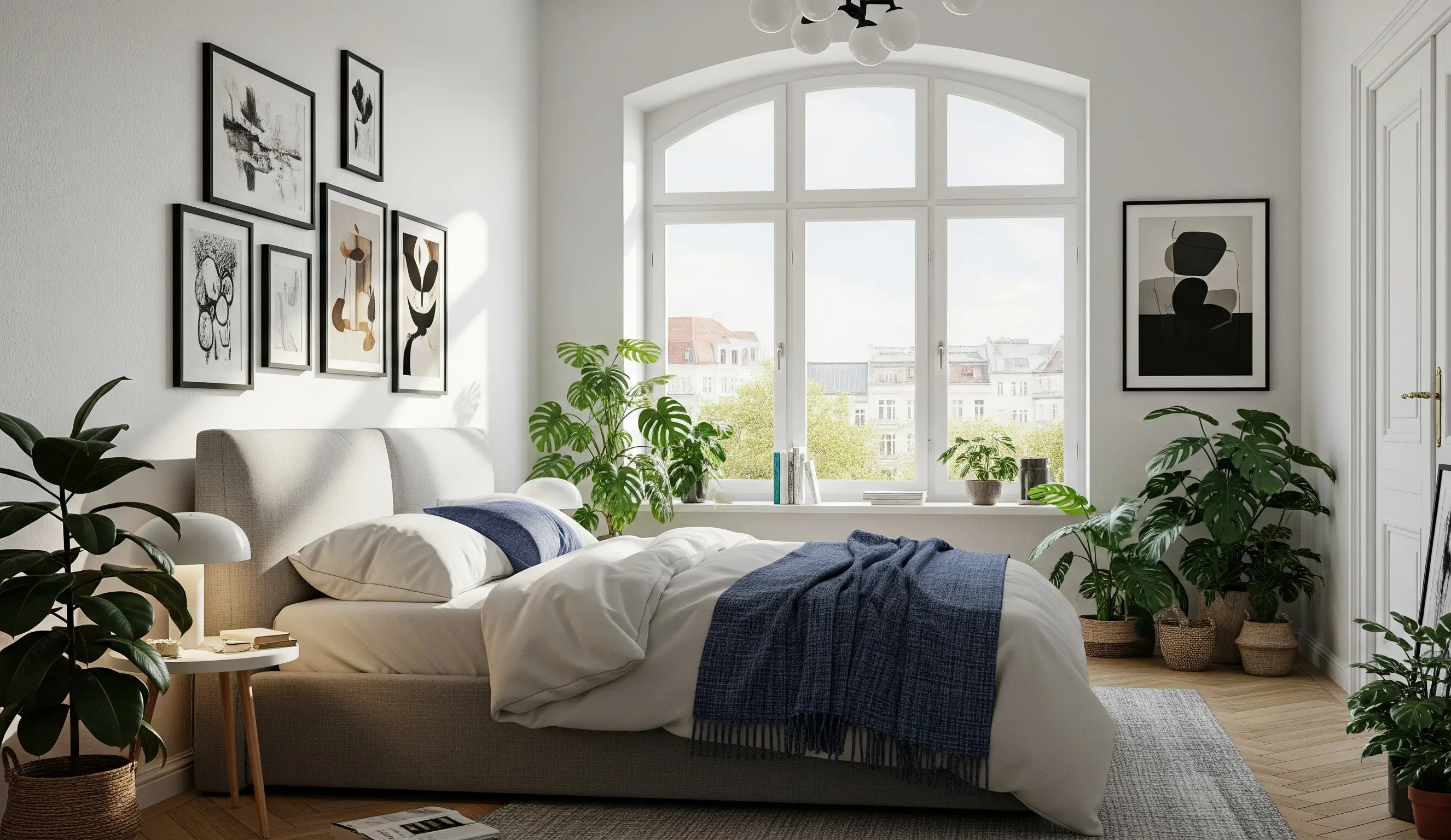 Bedroom panorama window