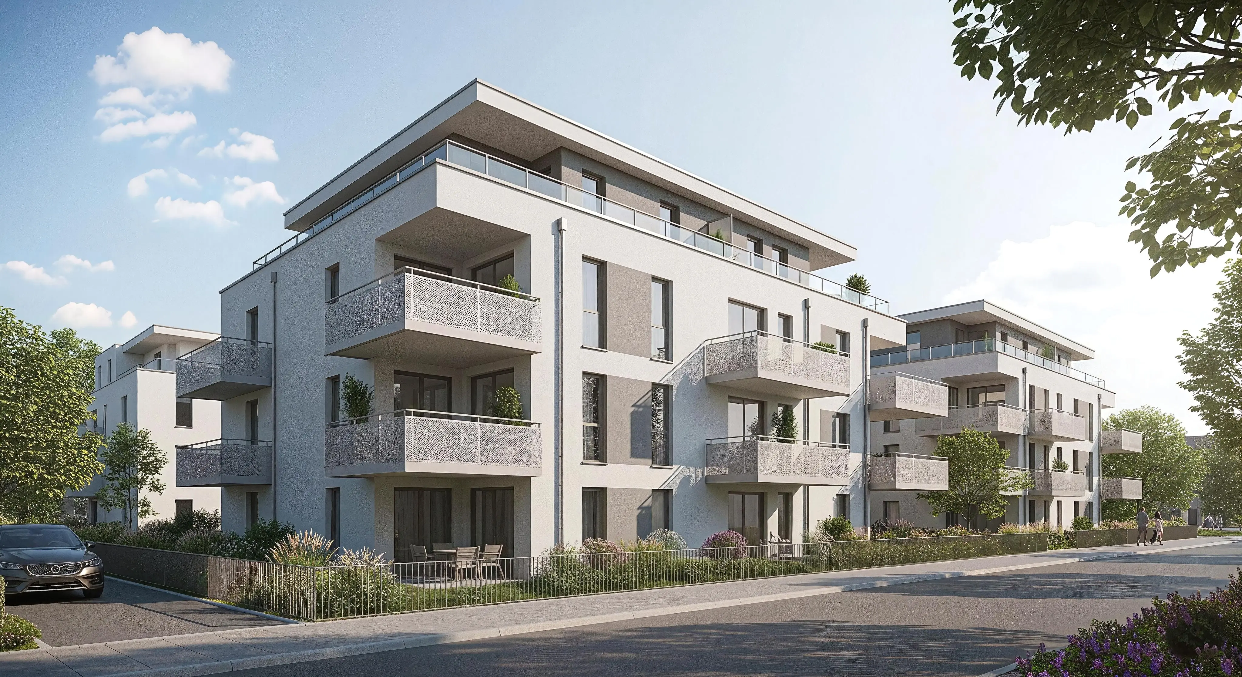 Modern housing complex